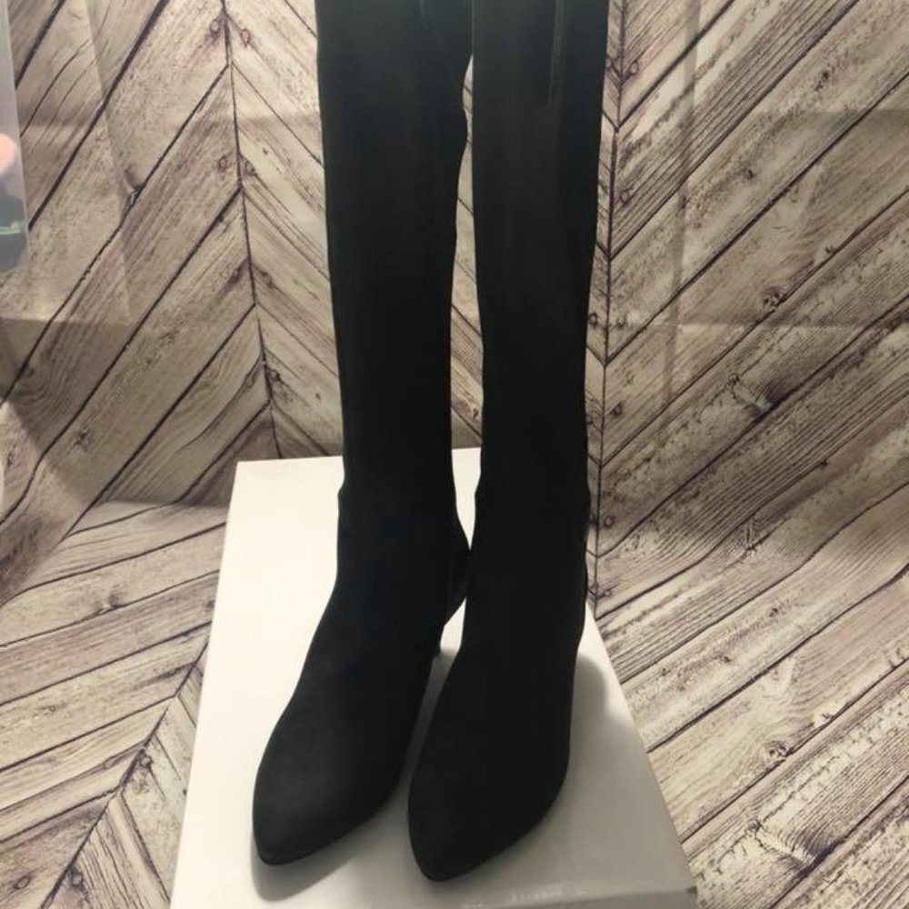 NIB Alfani Size 7.5 M Anthracite Gray kitten heel